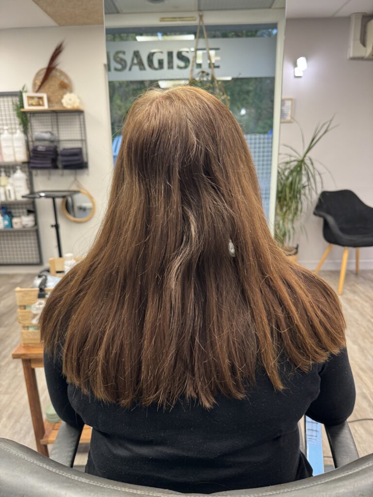 Shinny copper hair