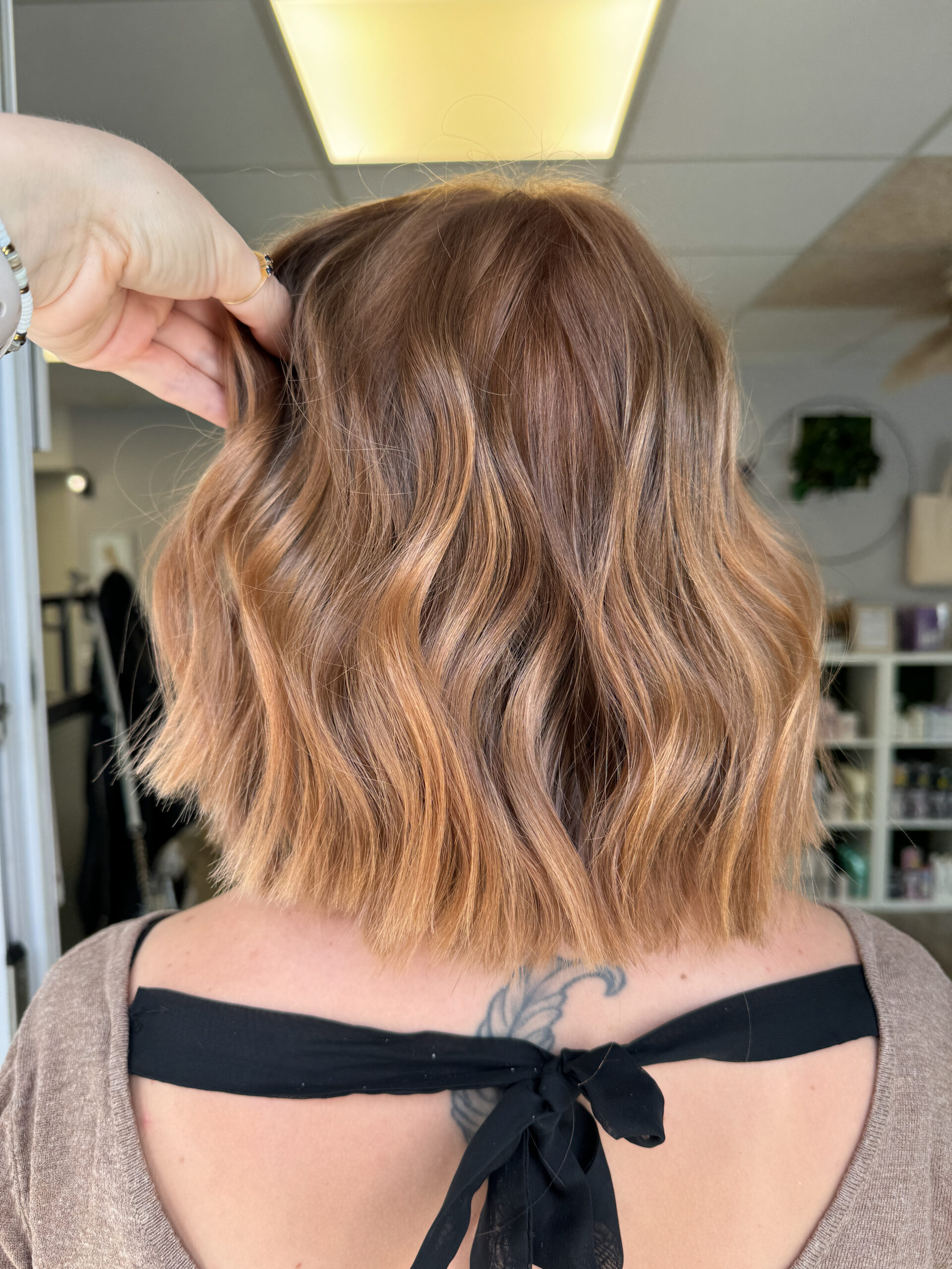 Pumpkin spice hair